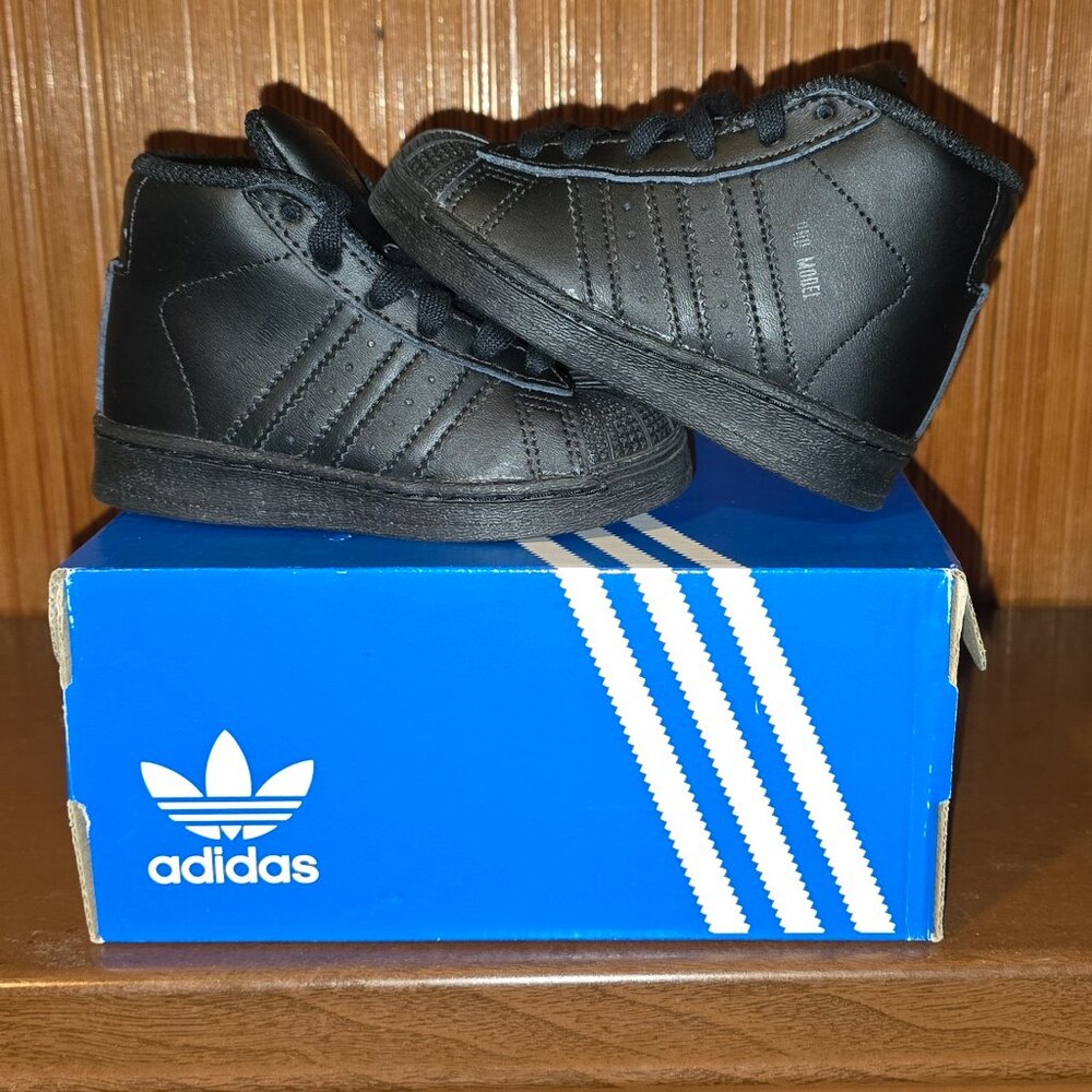 Practically New Adidas PRO MODEL INF BLACK